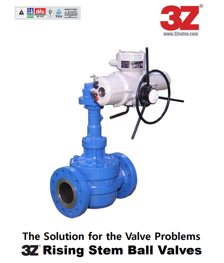 3Z Rising Stem Ball Valve TC Enstage Co.,Ltd.